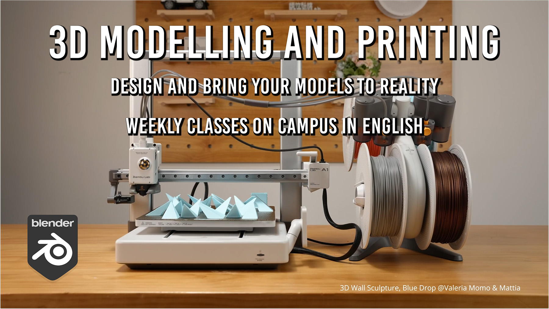 3d modelling and printing course in barcelona