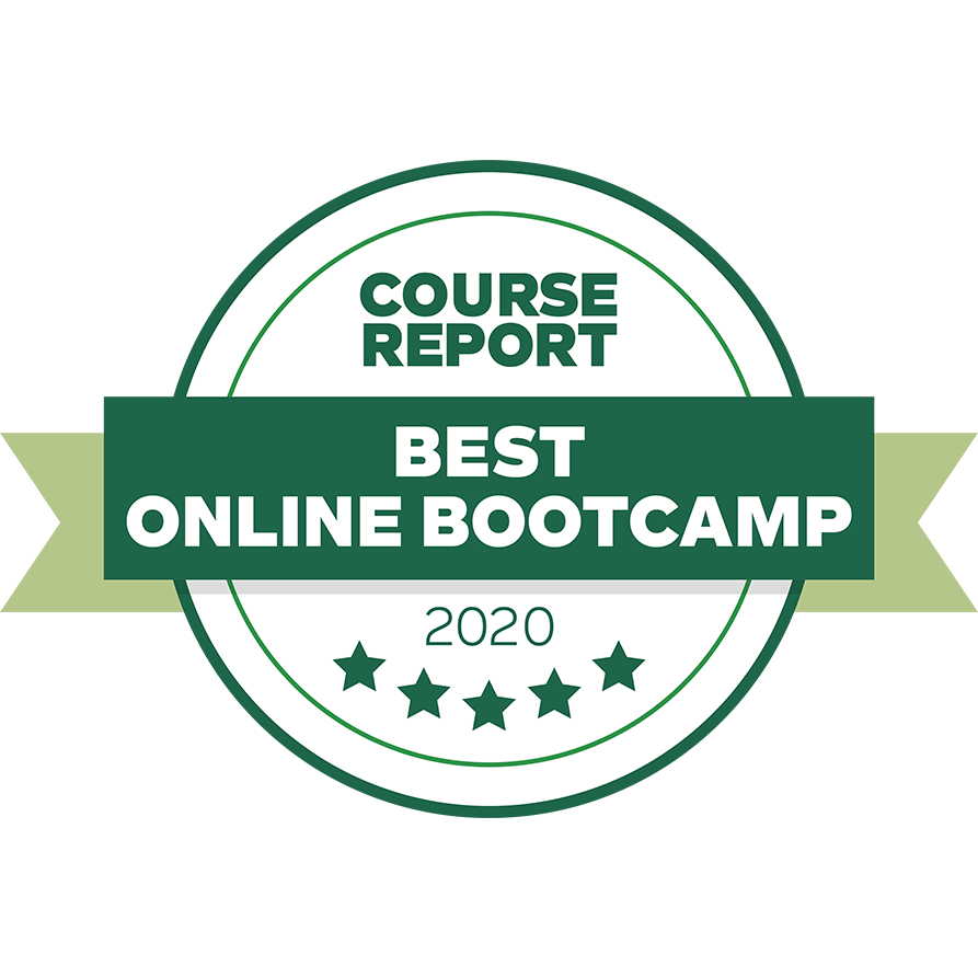 Course Report list of 35 Best Online Bootcamps of 2020