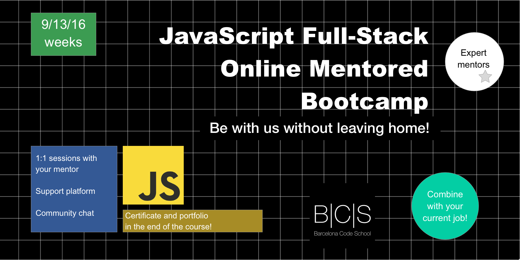 Online JavaScript Full-Stack Bootcamp in Barcelona Code School